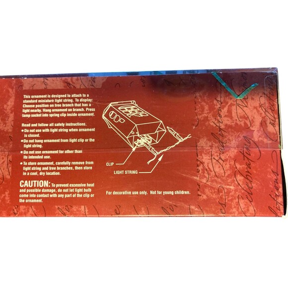 Hallmark Ornament St. Nicholas Laser Gallery Paper Keepsake 1999 w/Box NEW - Picture 4 of 5